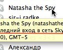 «Последний раз» в Skype