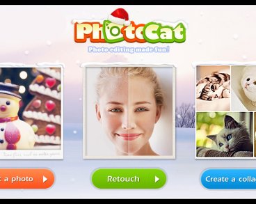 Photocat - онлайновый фоторедактор для новогодних снимков